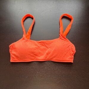 Aerie Vibrant Orange Bikini Top